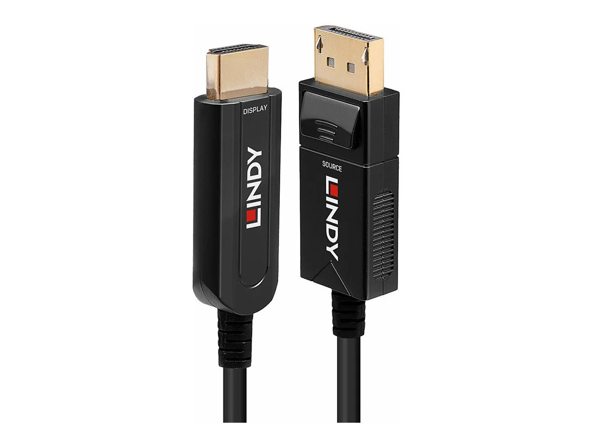 LINDY 30m FO Hybrid DP 1.2 an HDMI Kabel
