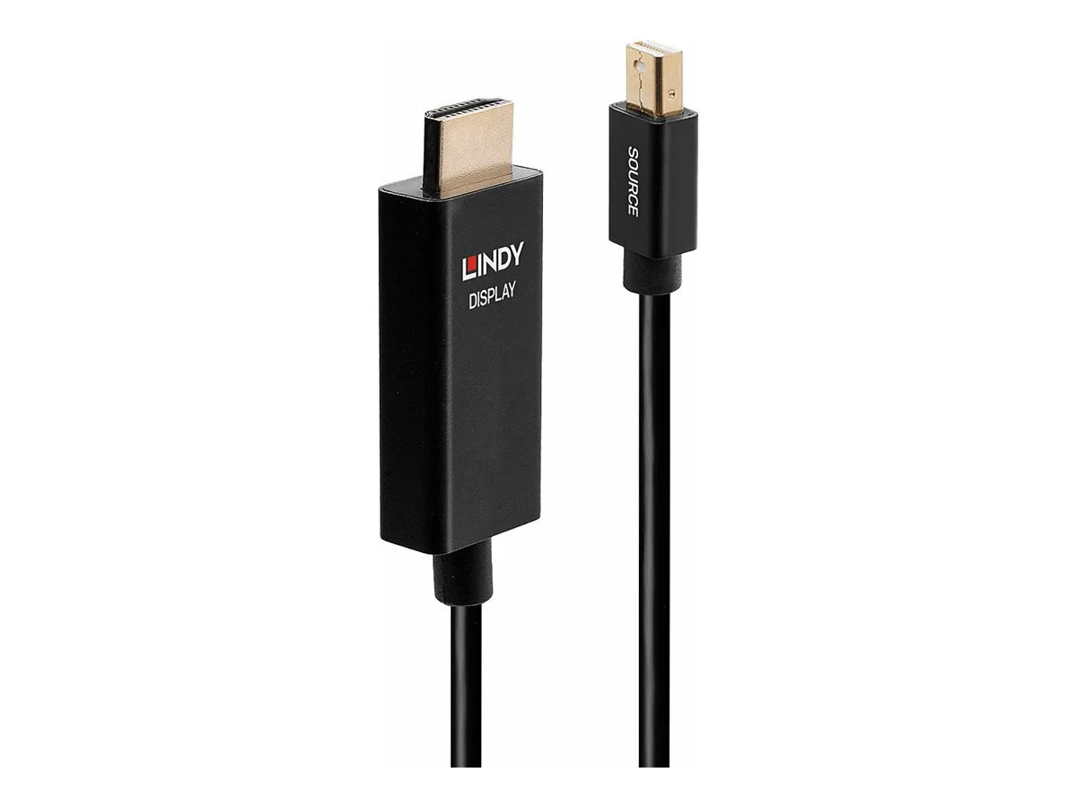 LINDY 3m Akt. MiniDP an HDMI Kabel HDR