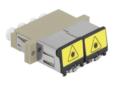 DELOCK LWL Kupplung LC Quad beige