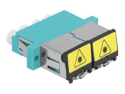 DELOCK LWL Kupplung LC Quad aqua