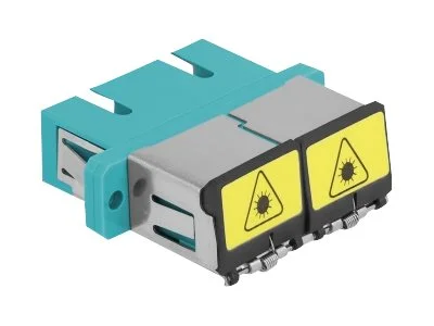 DELOCK LWL Kupplung SC Duplex aqua