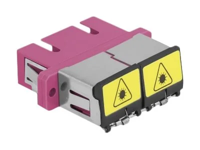 DELOCK LWL Kupplung SC Duplex violett