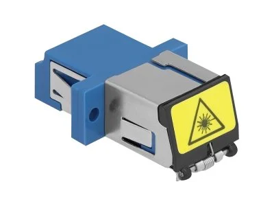 DELOCK LWL Kupplung LC Duplex blau