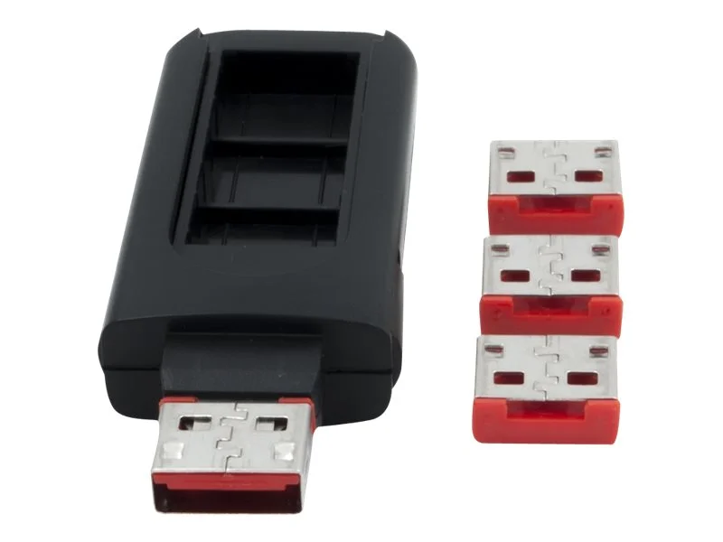 EXSYS EX-1114-R 4x USB Schloss 1x