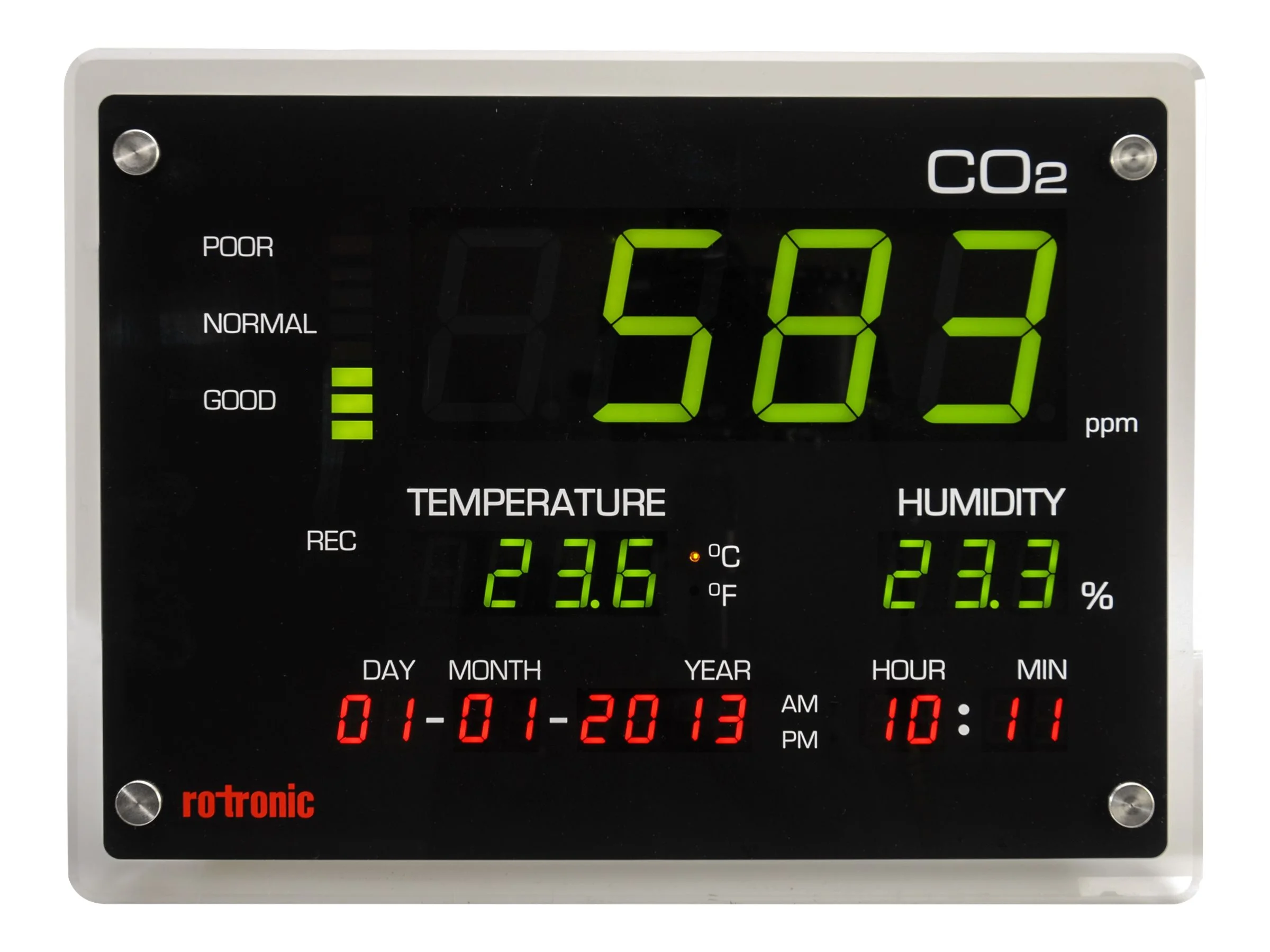 ROTRONIC CO2 Display zur Überwachung