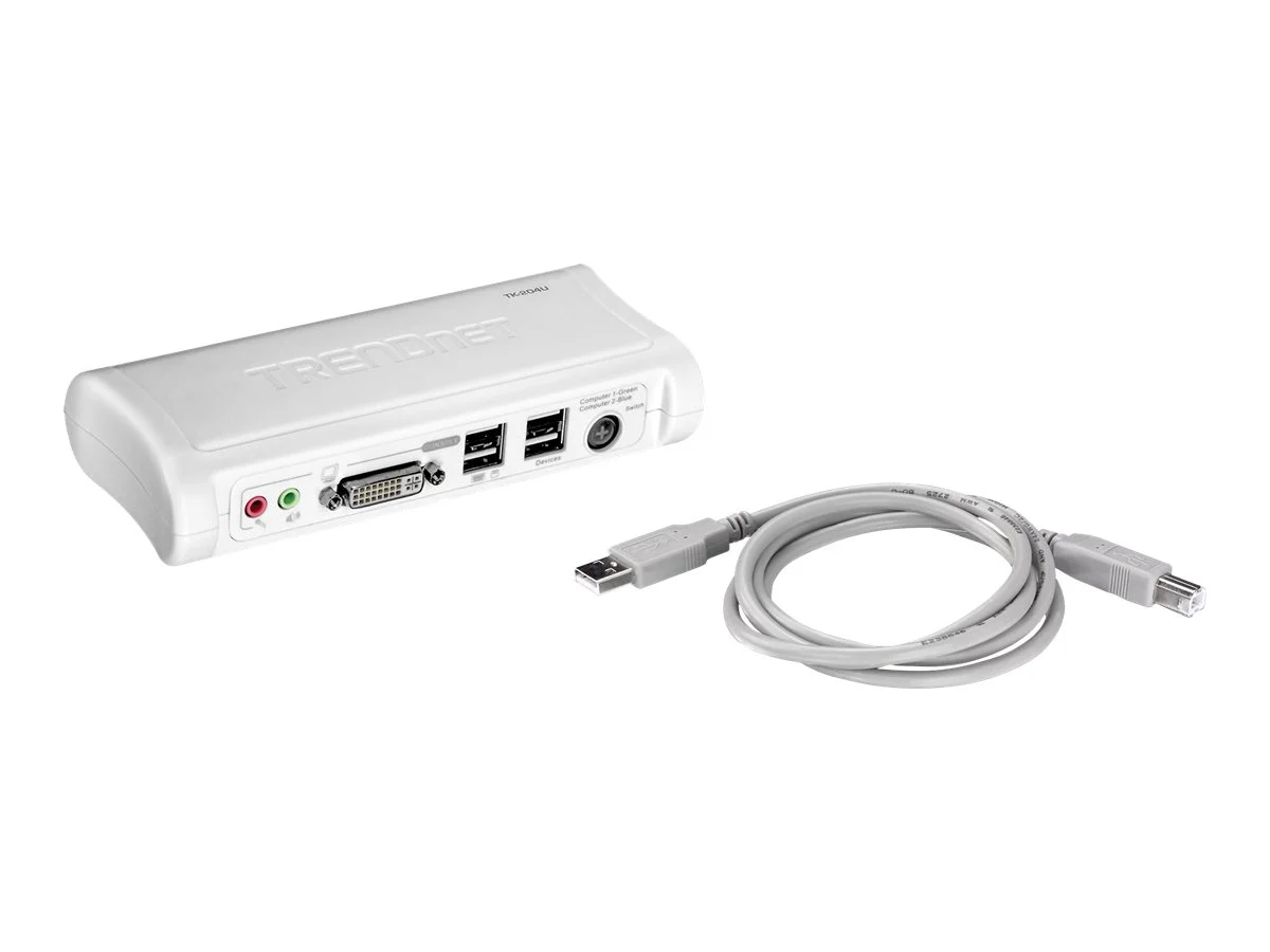 TRENDNET TK-204UK KVM Switch 2-Port DVI