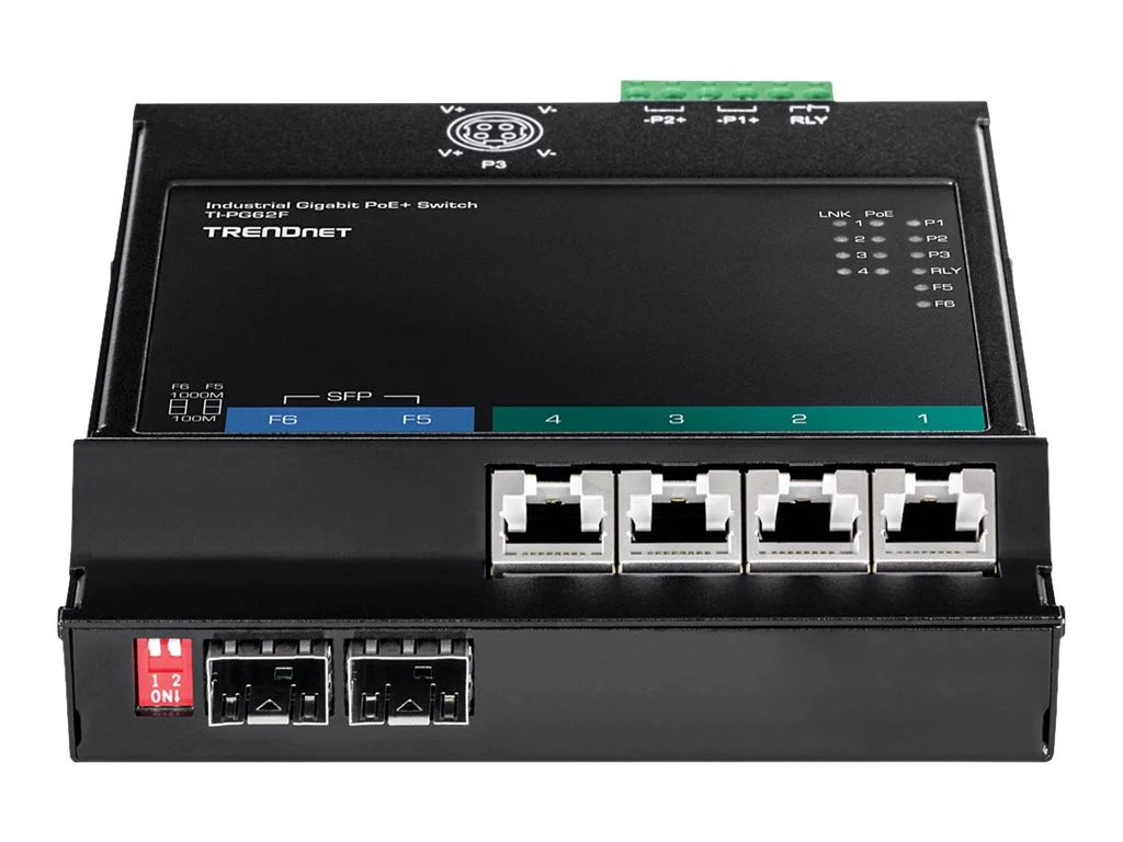 TRENDNET TI-PG62F 6-Port PoE+ Switch