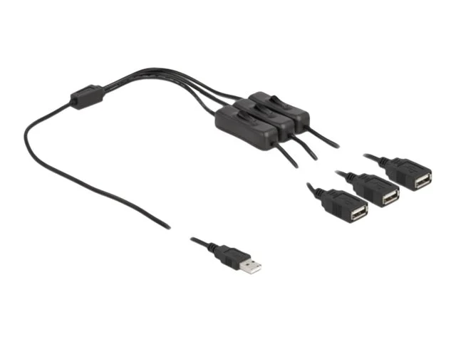 DELOCK Kabel USB Typ-A Stecker zu 3xUSB