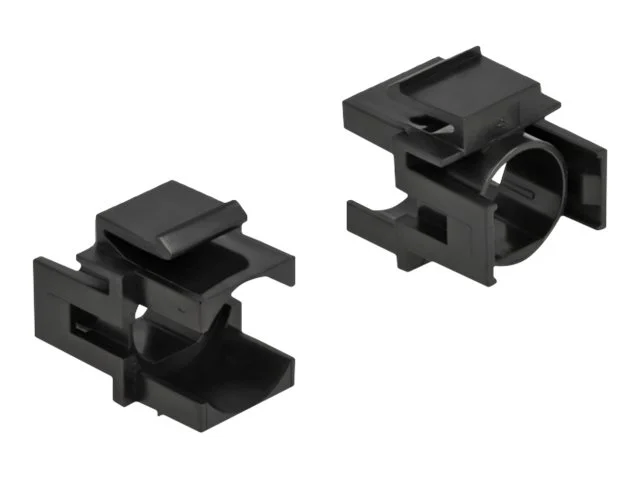 DELOCK Keystone Abdeckung schwarz 12.5mm