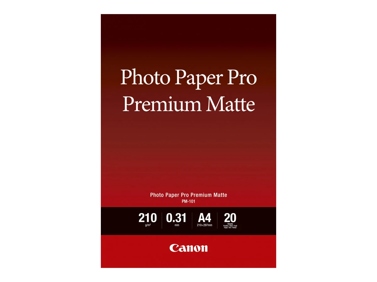 CANON Photo Paper Premium Matte A4 20 Bl