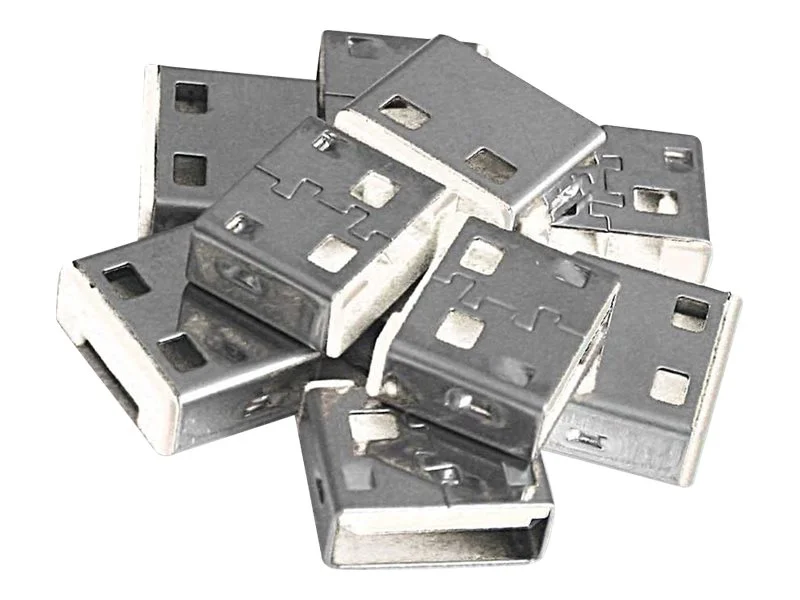 LINDY 10 USB Portschloesser WEISS