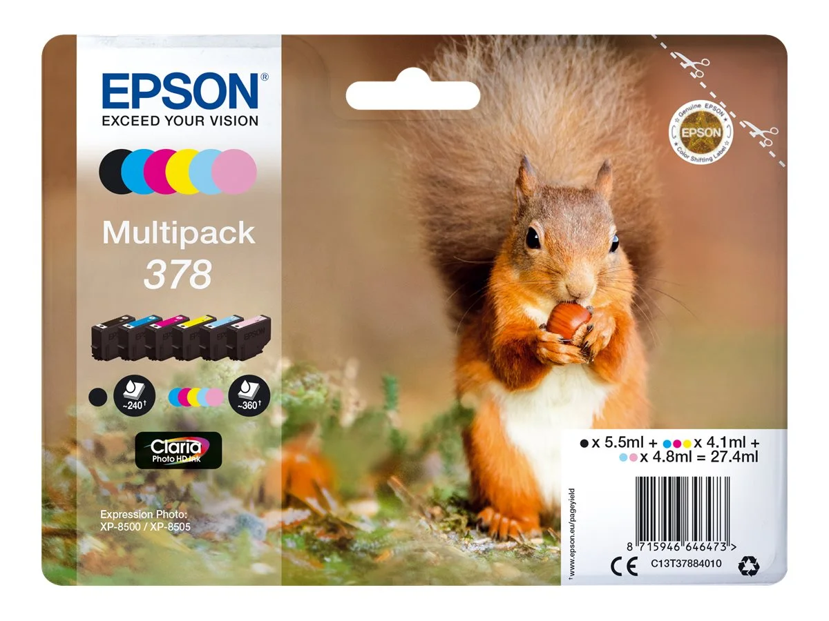 EPSON 1LB Multipack 378 Squirrel