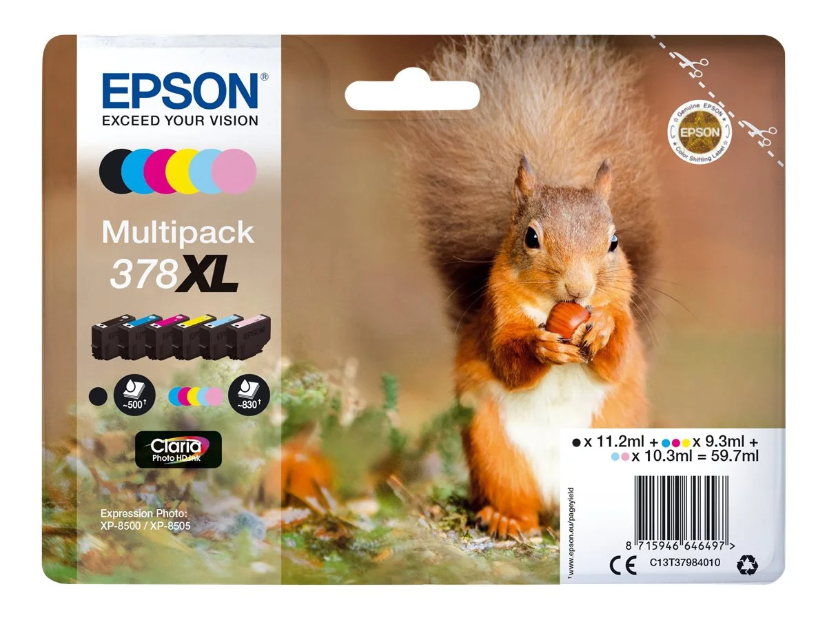 EPSON 1LB Multipack 6-farbig 378XL