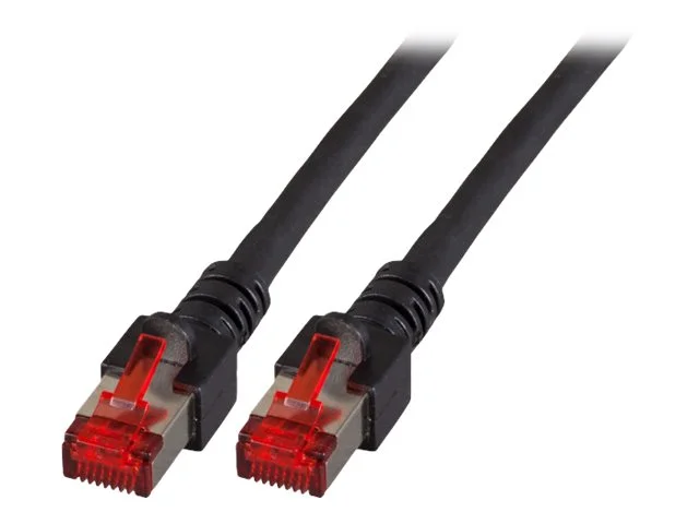 EFB Patchkabel Cat6 S/FTP SCHWARZ 50m