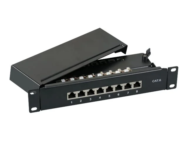 EFB Mini Patchpanel STP 8-Port 1HE GRAU