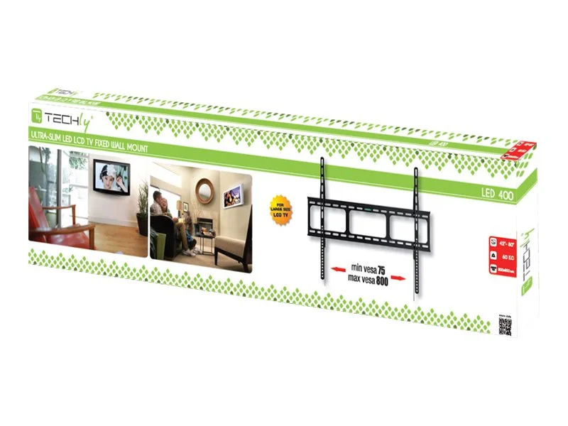 TECHLY Wandhalterung fuer LCD TV SCHWARZ