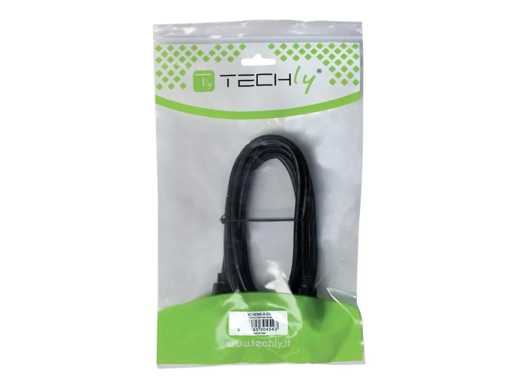 TECHLY HDMI High Speed Kabel SCHWARZ 0,5