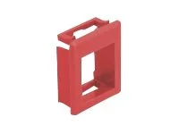 DELOCK Keystone Halterung Gehäuse rot