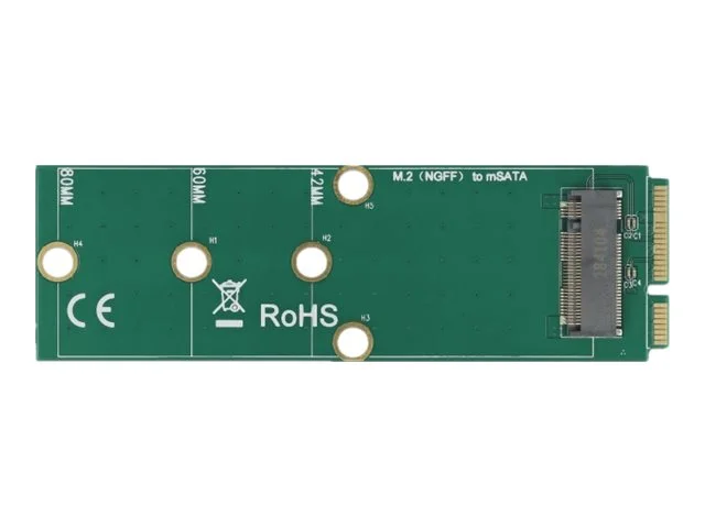 DELOCK Adapter mSATA zu M.2 Key B Slot