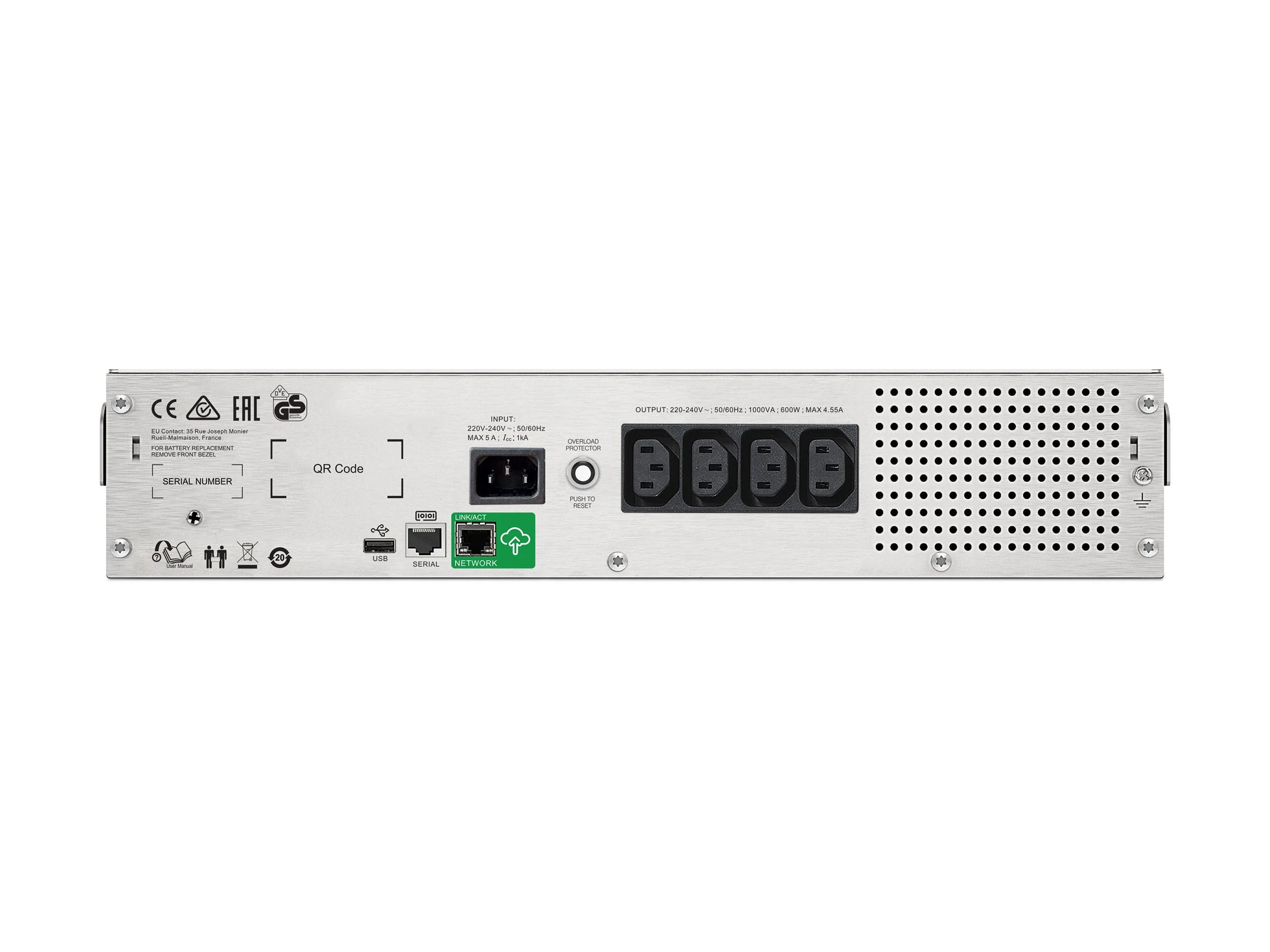 APC SmartConnect UPS SMC 1000VA Rack 2HE