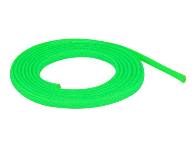 DELOCK Geflechtschlauch 2mx6mm grün
