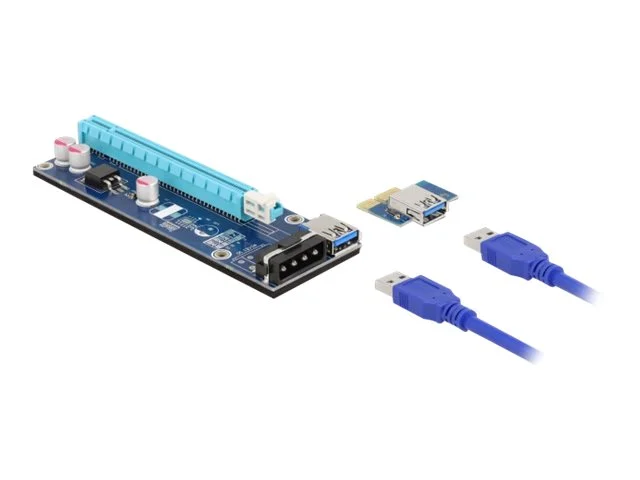 DELOCK Riser Karte PCI Express x1 zu x16