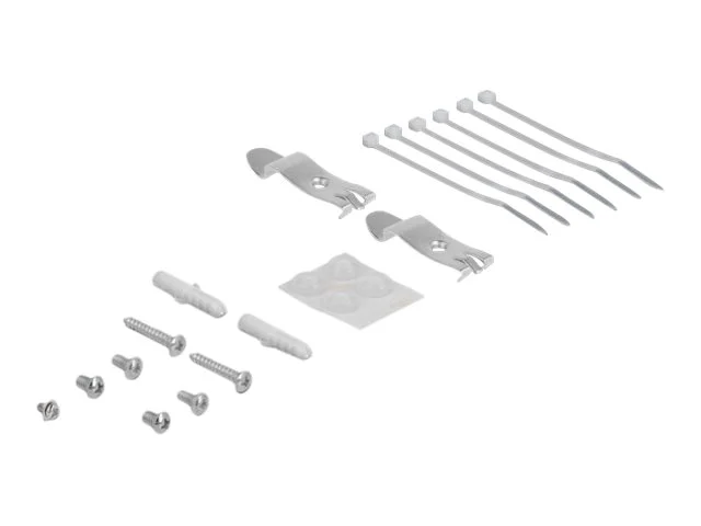 DELOCK Keystone Patchpanel 6 Port grau