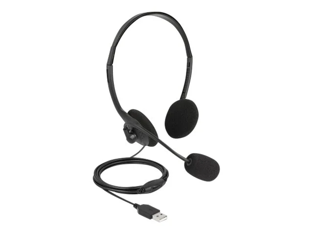 DELOCK USB Stereo Headset Ultra-Leicht