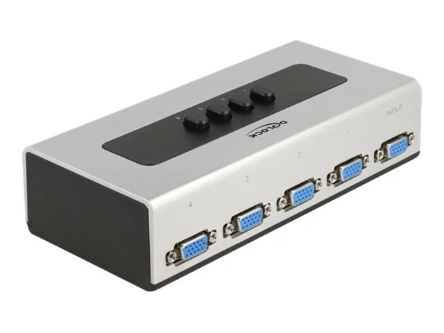DELOCK Umschalter VGA 4 Port manuell