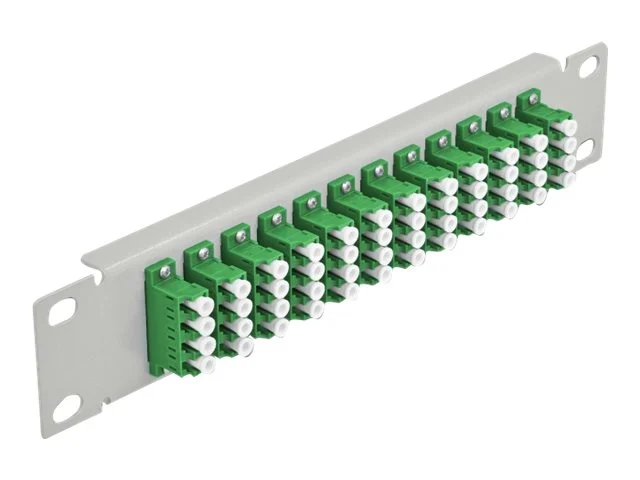 DELOCK 30,5cm LWL Patchpanel 12P LC grün