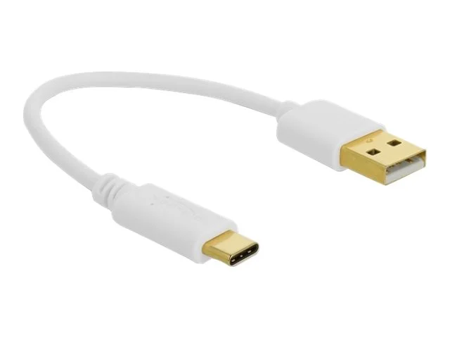 DELOCK USB Ladekabel Typ-A zuType-C 15cm