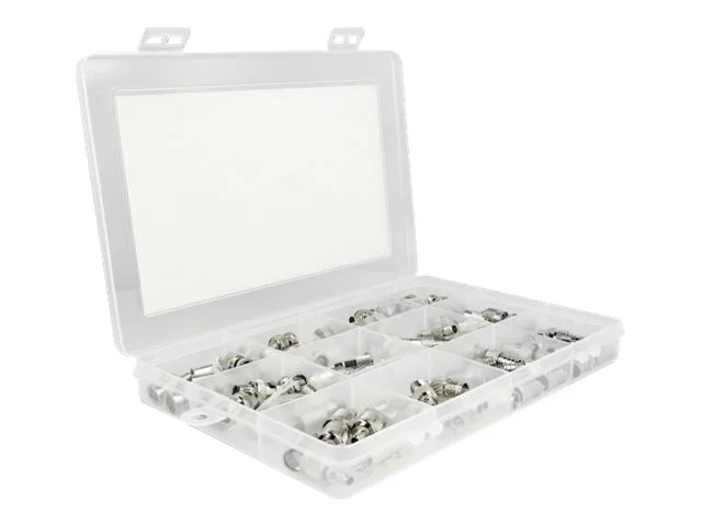 DELOCK Crimpbox 70-teilig 75Ohm