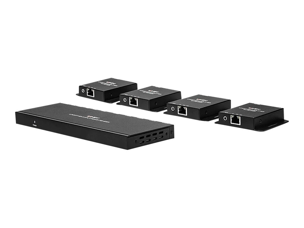 LINDY 50m Cat.6 4 Port HDMI Splitter