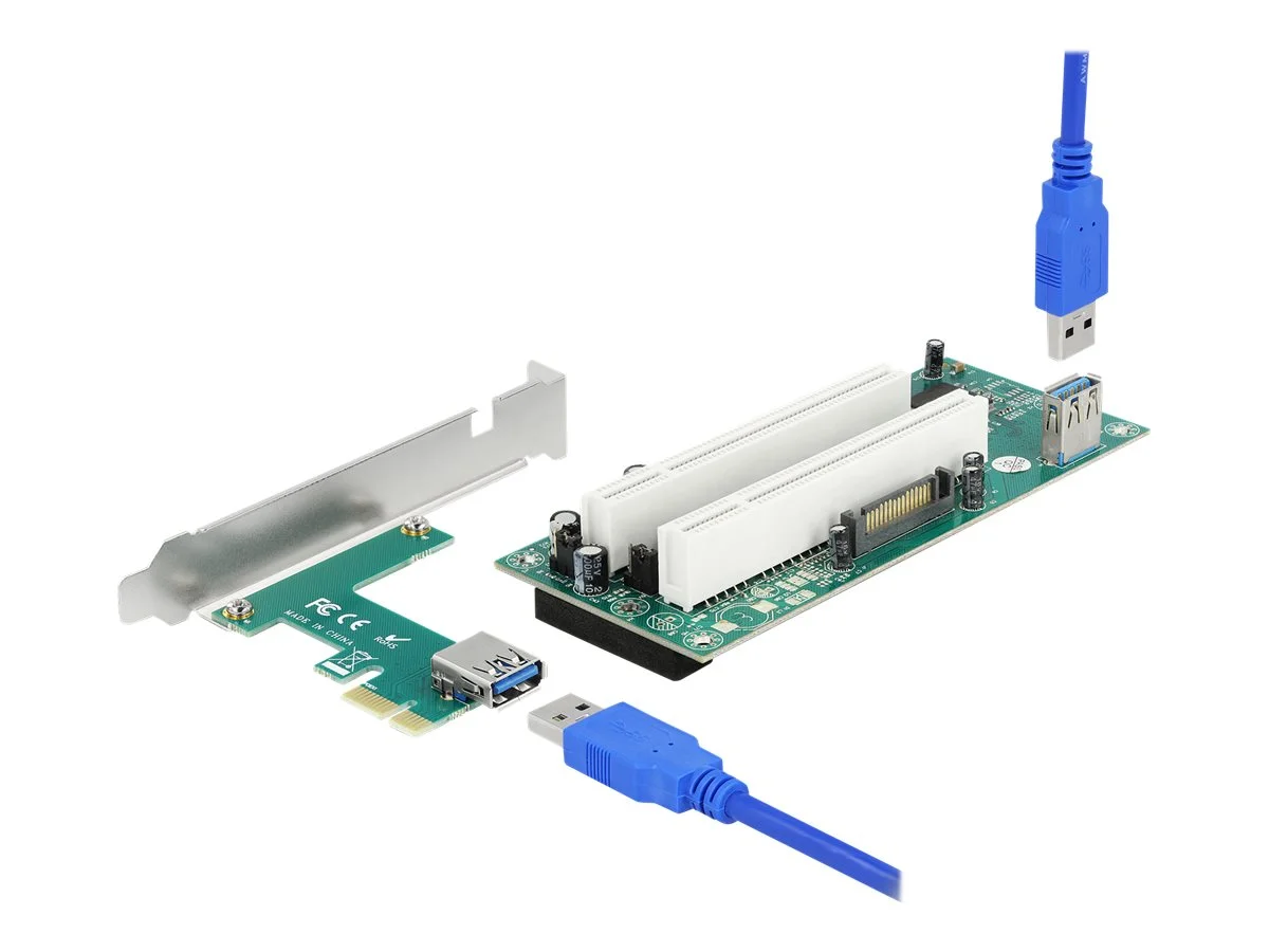 DELOCK RiserKartePCI Express x1 zu 2x