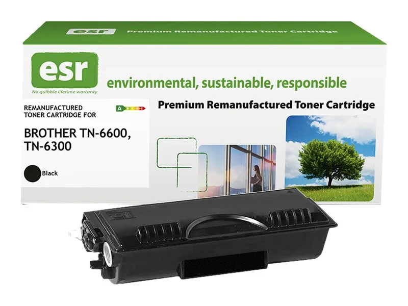 ESR cartr Brother TN-6600BK blk reman 6k