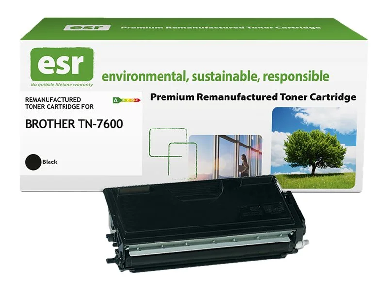 ESR cartr Brother TN-7600BK blk rem 6.5k
