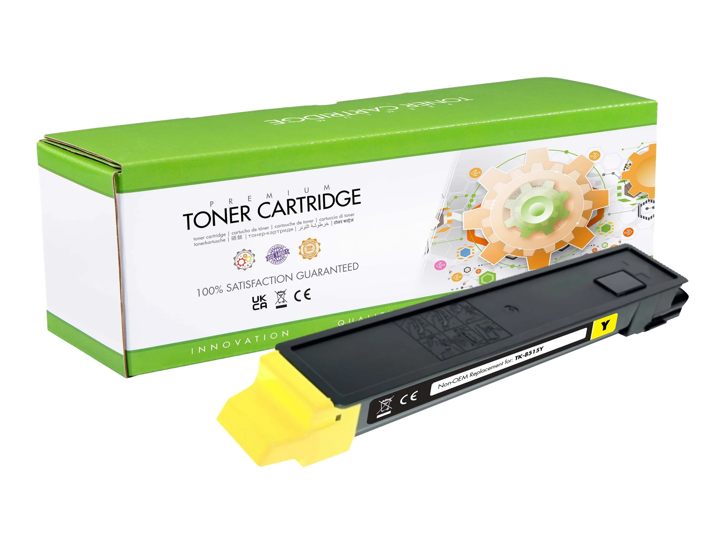 STATIC cartr Kyocera TK-8515 ylw reman