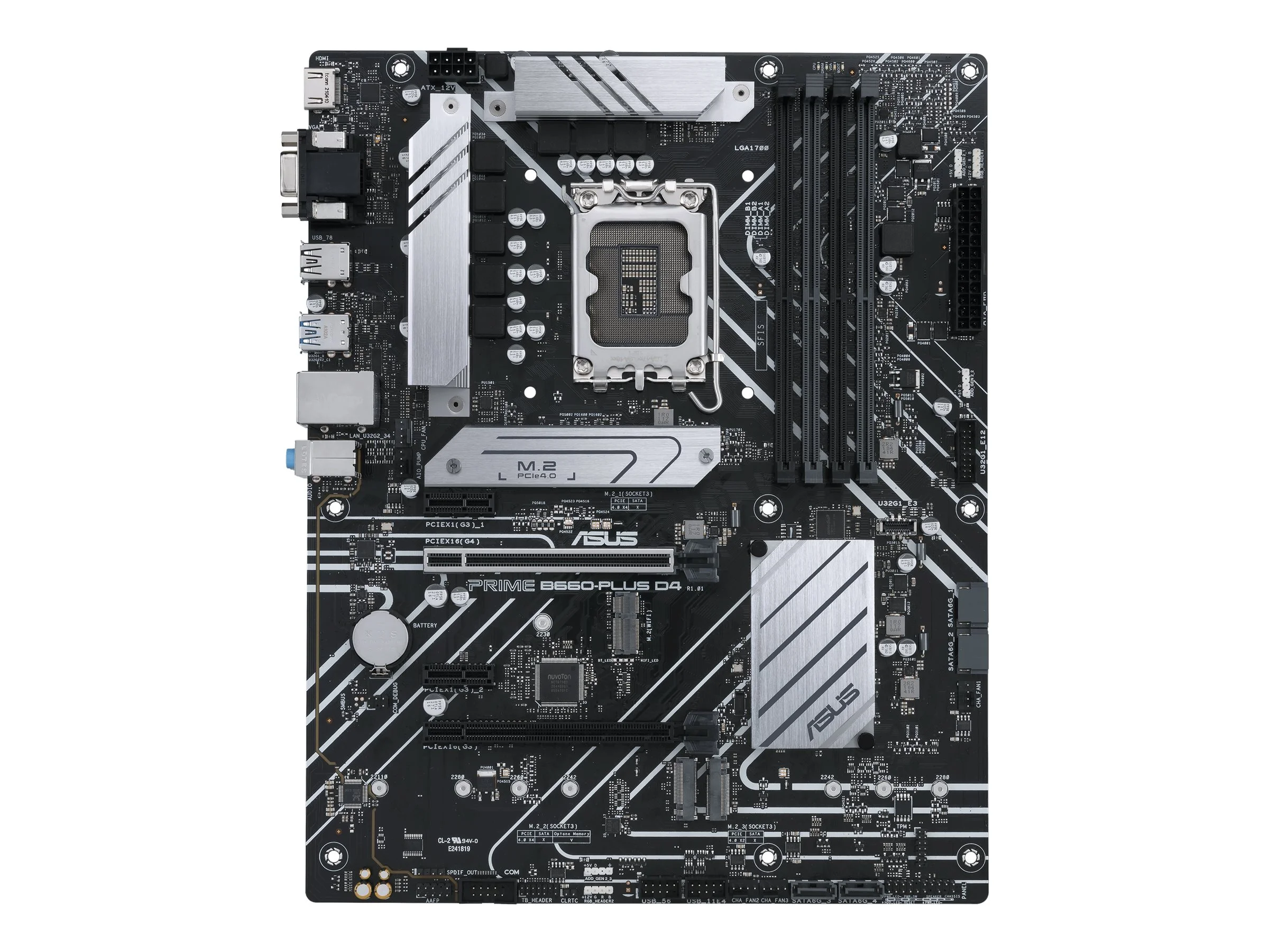 ASUS PRIME B660-PLUS D4 LGA1700 DDR4 ATX