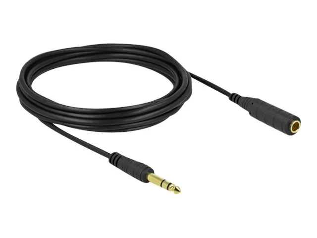 DELOCK Klinkenverlängerungskabel 6,35mm