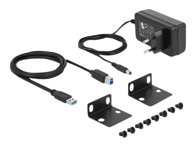 DELOCK 25,4cm Industrie Hub 10xUSB 3.2