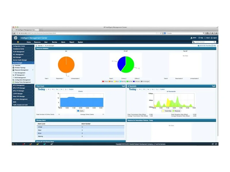 HPE IMC WirelessServiceManager 50-Acces