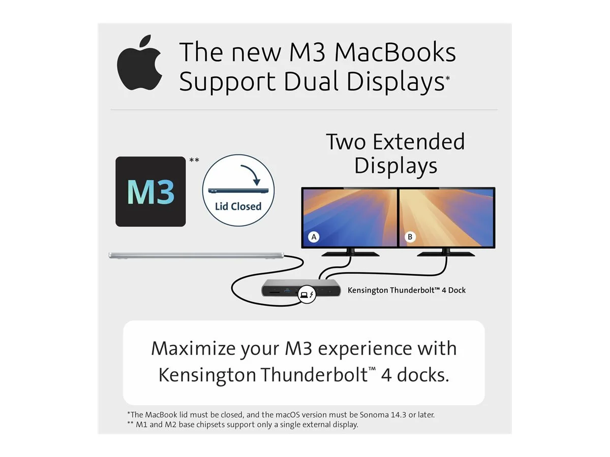 KENSINGTON SD5760T Thunderbolt 4 Dual 4K