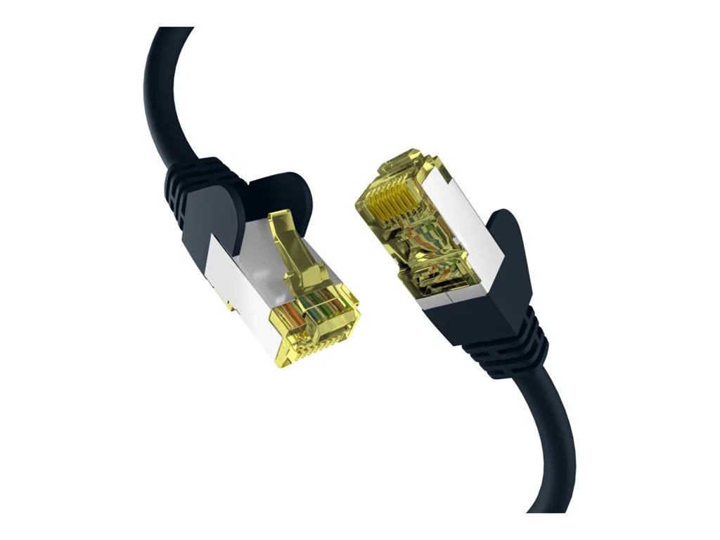 EFB Netzwerkkabel CAT6a S/FTP 2m schwarz