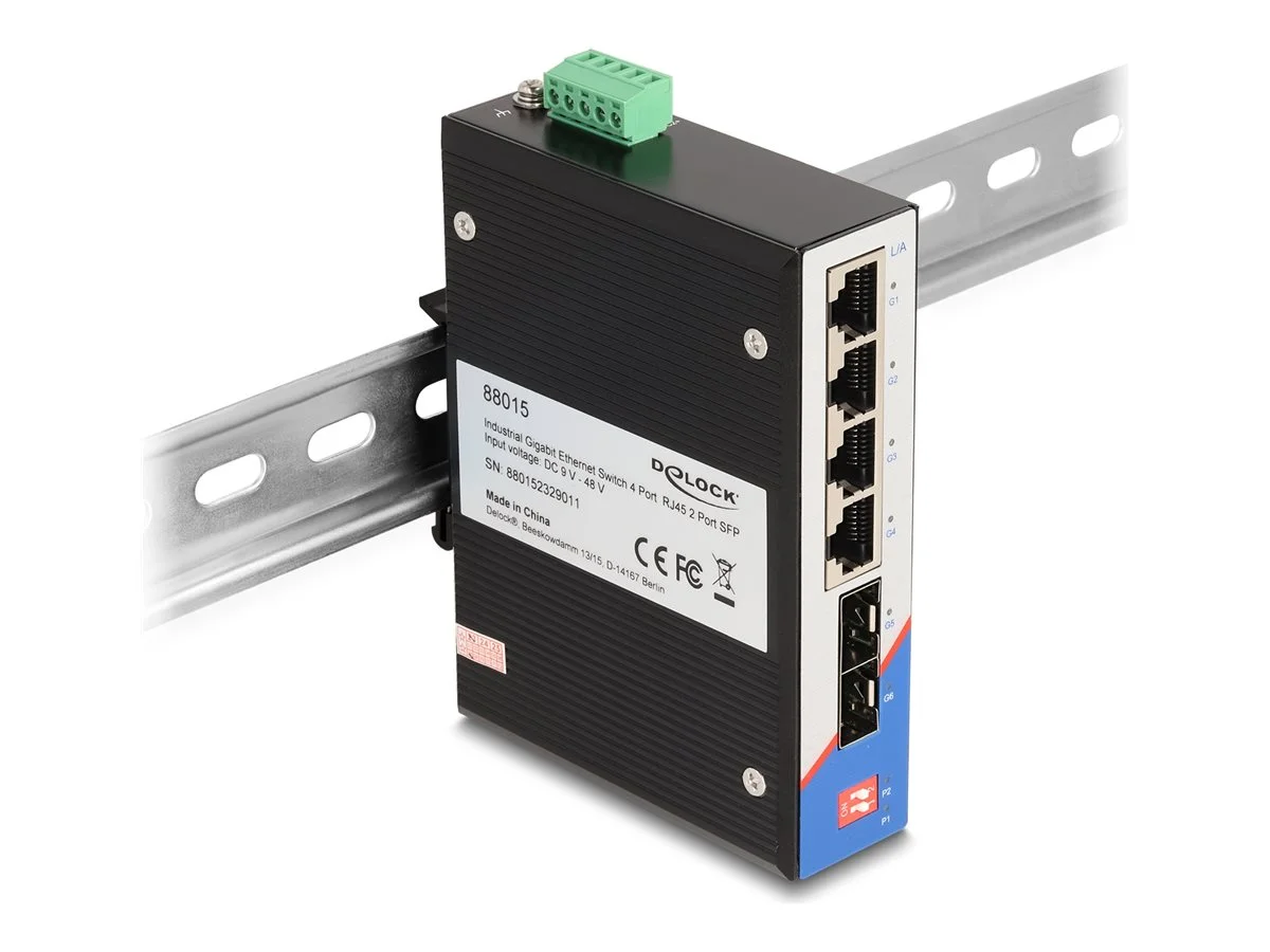 DELOCK Industrie Gigabit Ethernet Switch