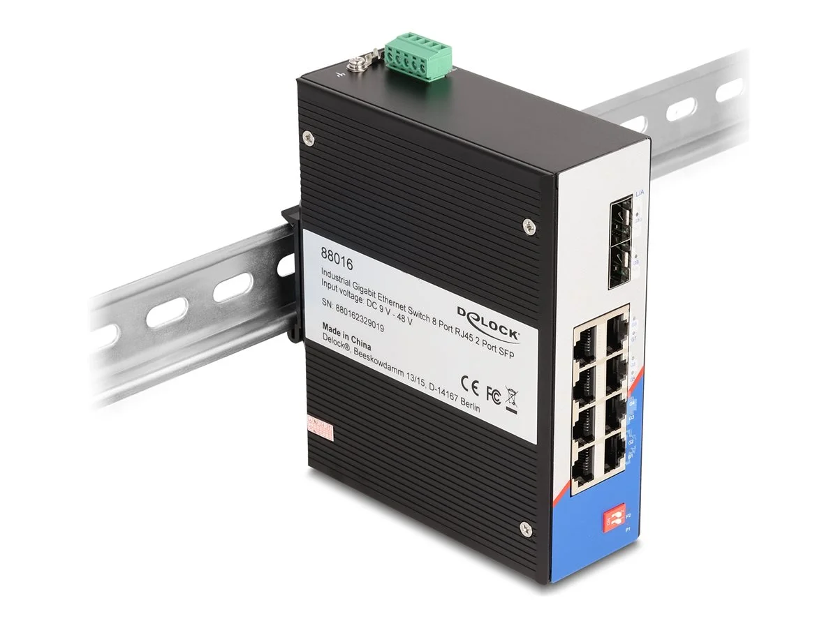 DELOCK Industrie Gigabit Ethernet Switch