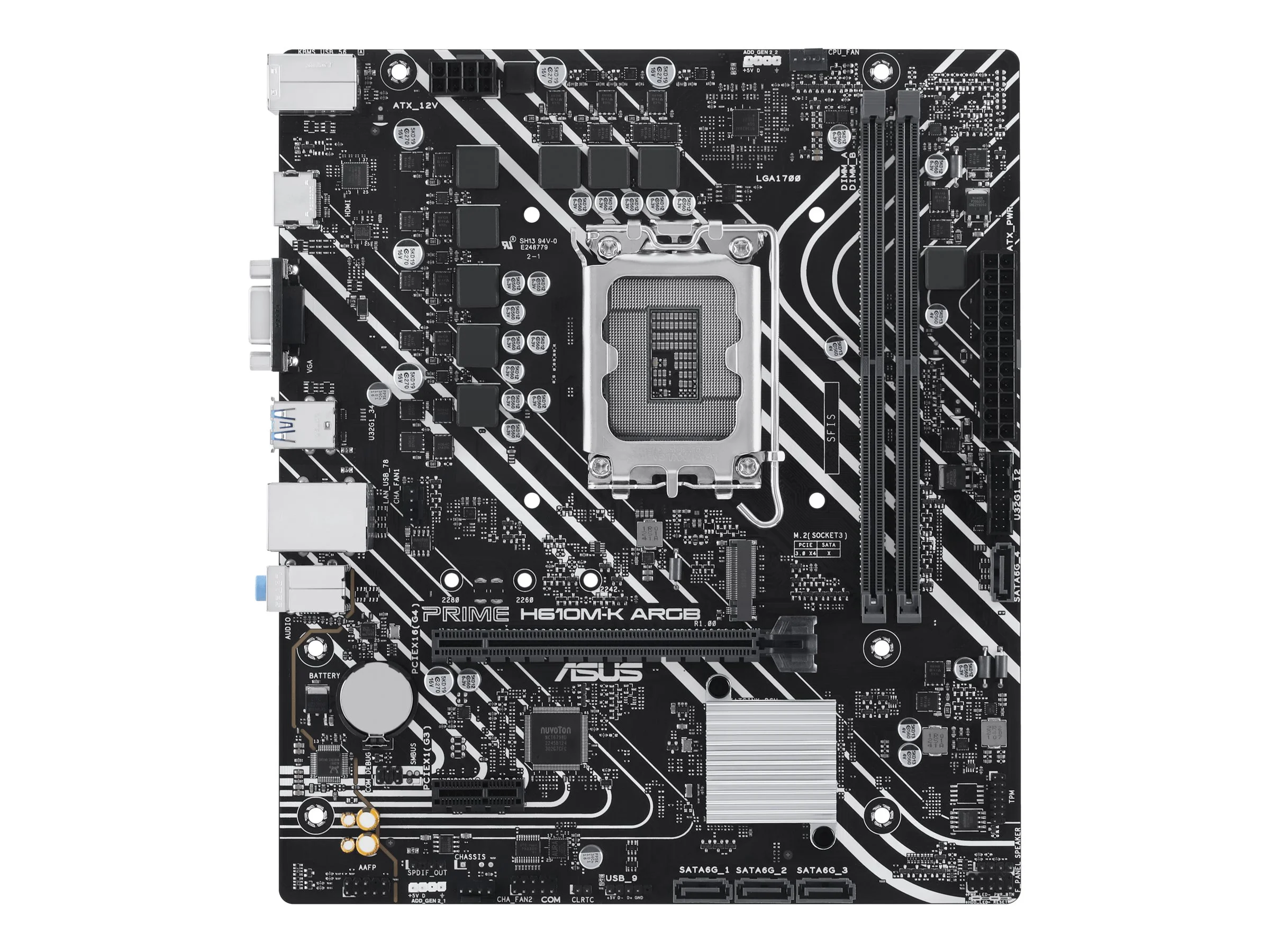 Asus Prime H610M-K Argb Lga 1700 2DDR5