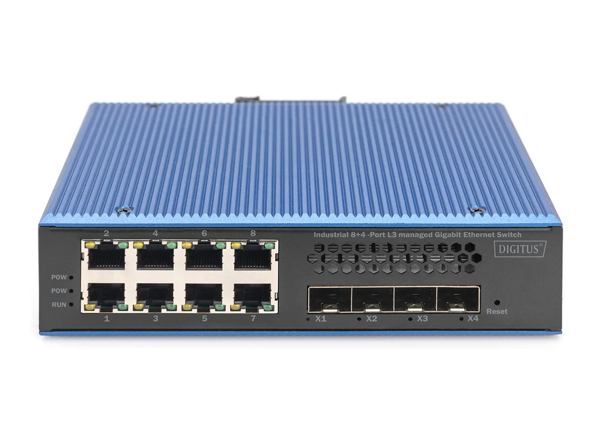 DIGITUS Ind. 8+4SFP+Port L3 managed