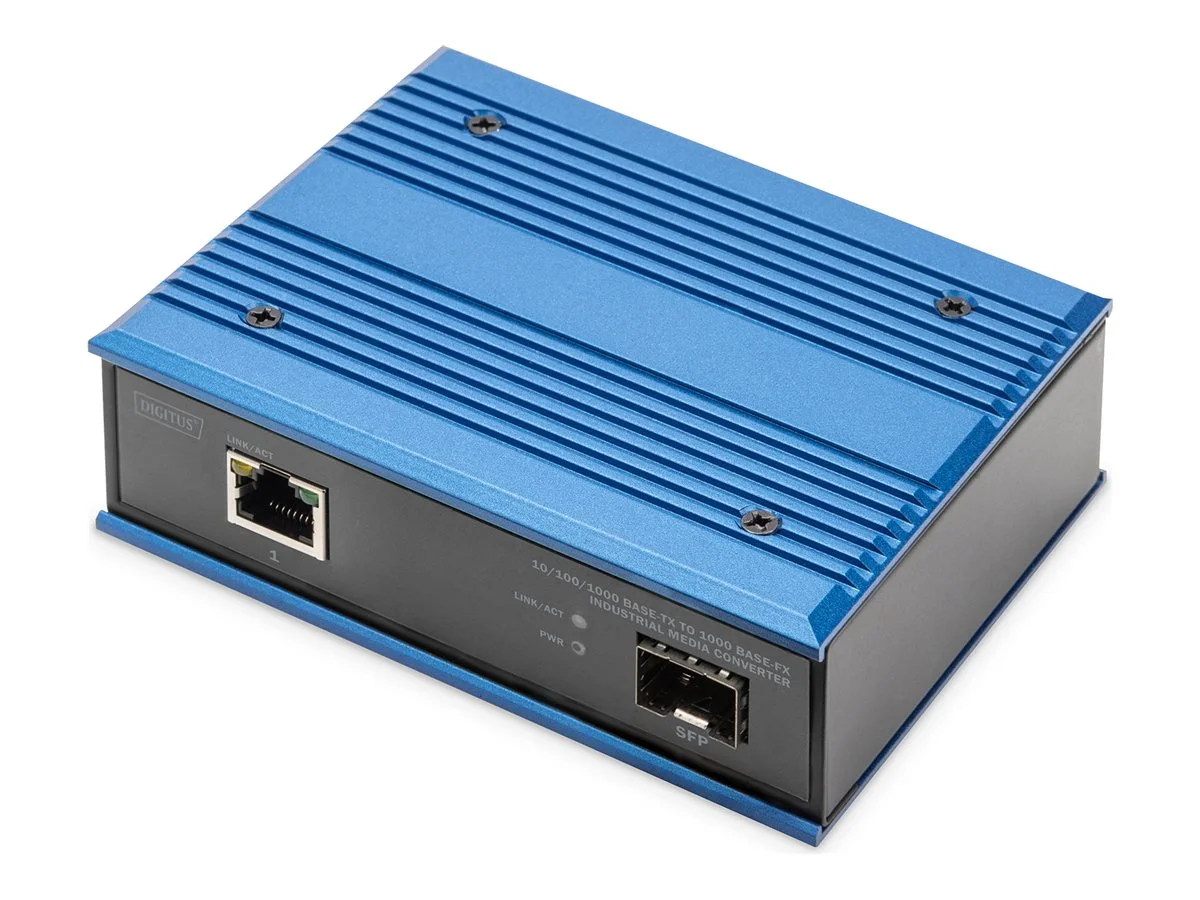 DIGITUS Ind Gigabit Eth Media Converter