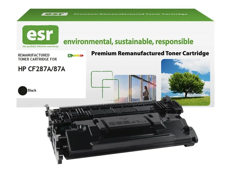 ESR cartr HP CF287A blk reman 9k