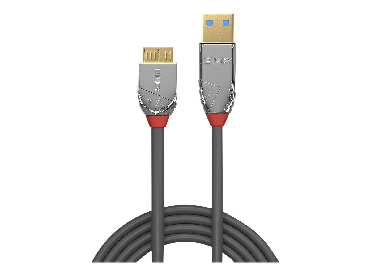 LINDY 1m USB 3.0 A/Micro-B Kabel Cromo